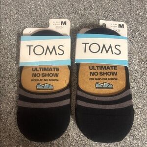 TOMS Ultimate No Show Socks 4 socks